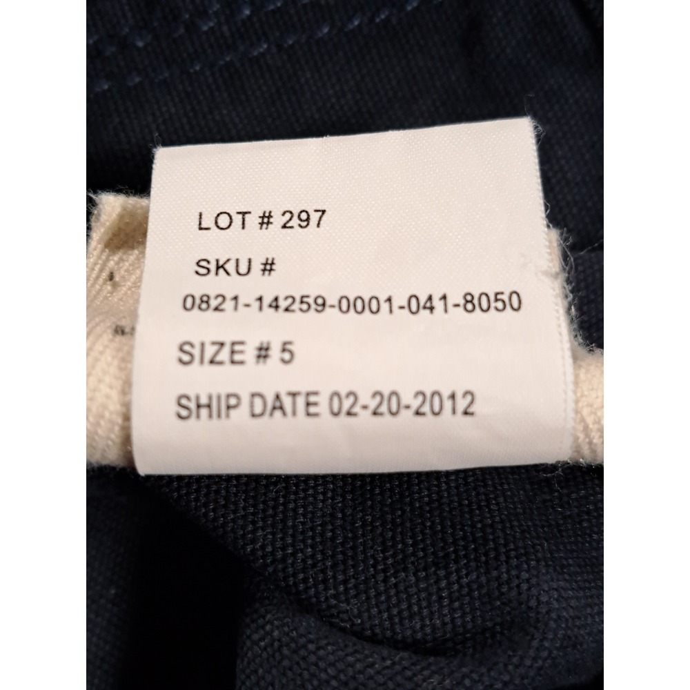 Sound & Matter Navy Blue Sailor Shorts Anchor Buttons Nautical Size 5 - Picture 3 of 10